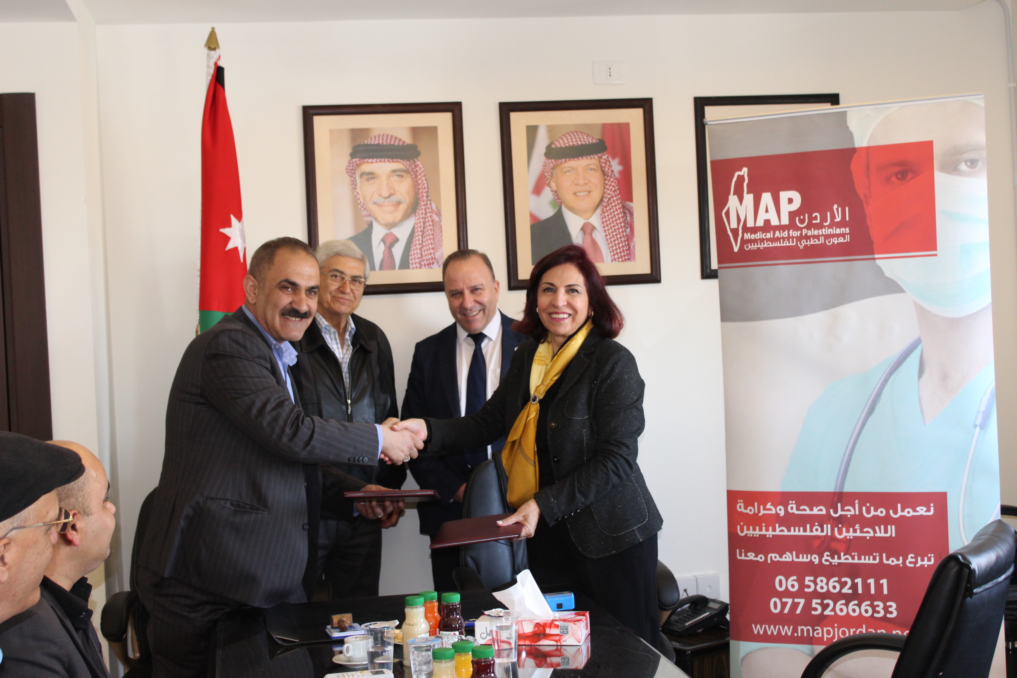 Cooperation agreement with the Department of Palestinian Affairs